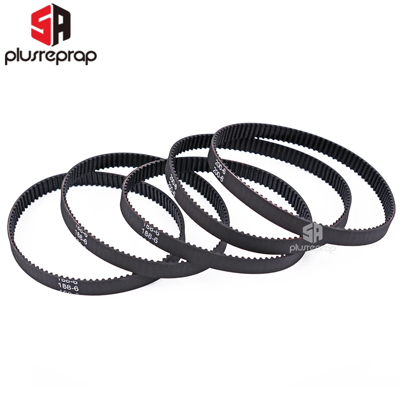 GT2 Timing Belt Closed Loop Rubber 160mm 188mm 200mm 610mm 850mm Timing Belt 3D Printer Parts