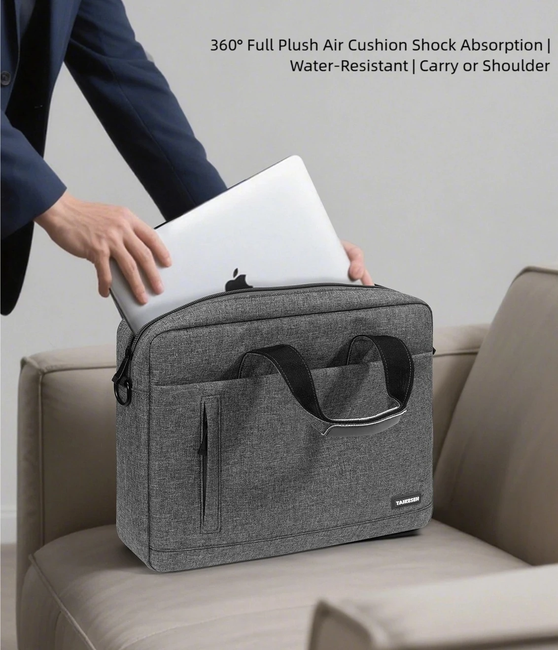 Laptop Bag Sleeve Case Shoulder Handbag For M3 M4 14 15 15.6 17 Inch Macbook Air Pro 13.3 Huawei Asus Dell Notebook Briefcases