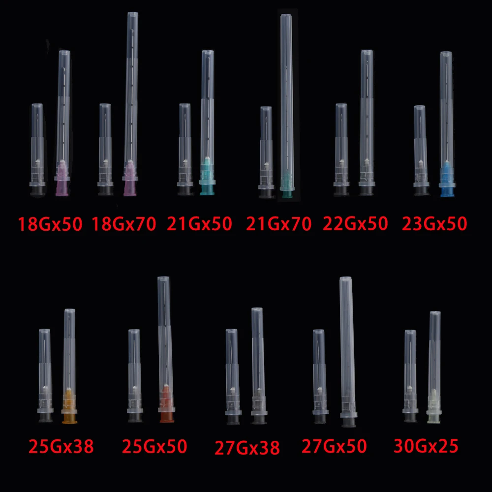 Disposable Blunt Tip Cannula 18G 21G 22G 23G 25G 27G 30G Plain Ends Notched Endo Spinal Syringe Needle