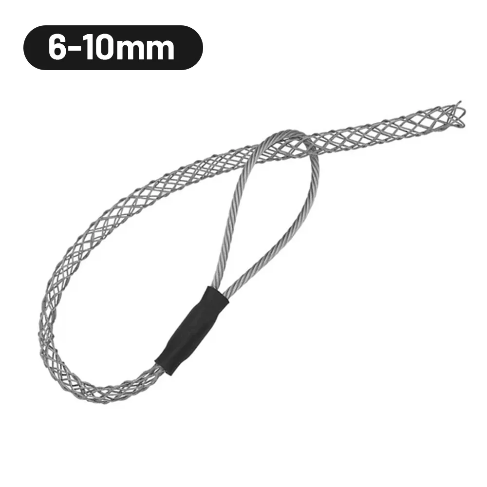 6 Colors Cable Pulling Wire Grip Galvanizing Metal Cable Pulling Socks Mesh Puller Antislip Pipe Conduit Pull Net Cover 4-25mm