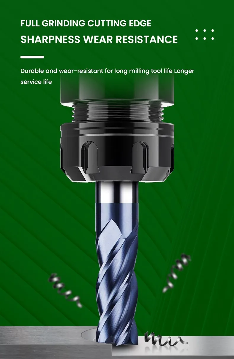Milling Cutter Hrc50 Endmill Alloy Tungsten Steel Cnc Maching SHAZAM Top Milling Machine Tools For Steel 1.0mm-12.0mm