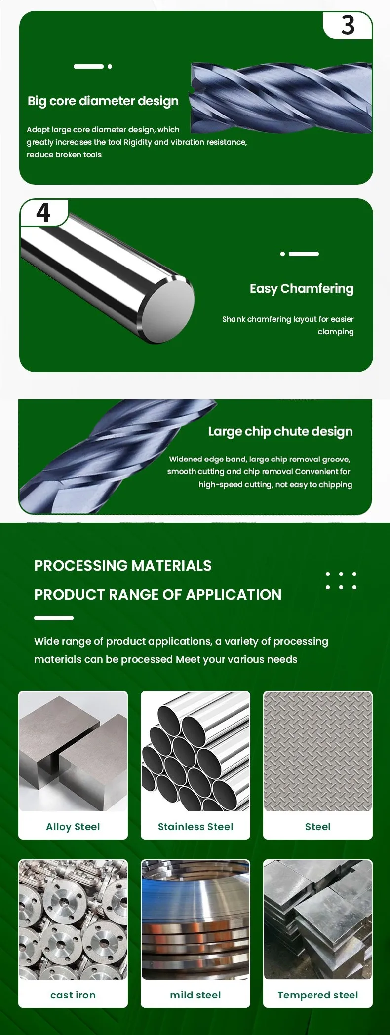Milling Cutter Hrc50 Endmill Alloy Tungsten Steel Cnc Maching SHAZAM Top Milling Machine Tools For Steel 1.0mm-12.0mm