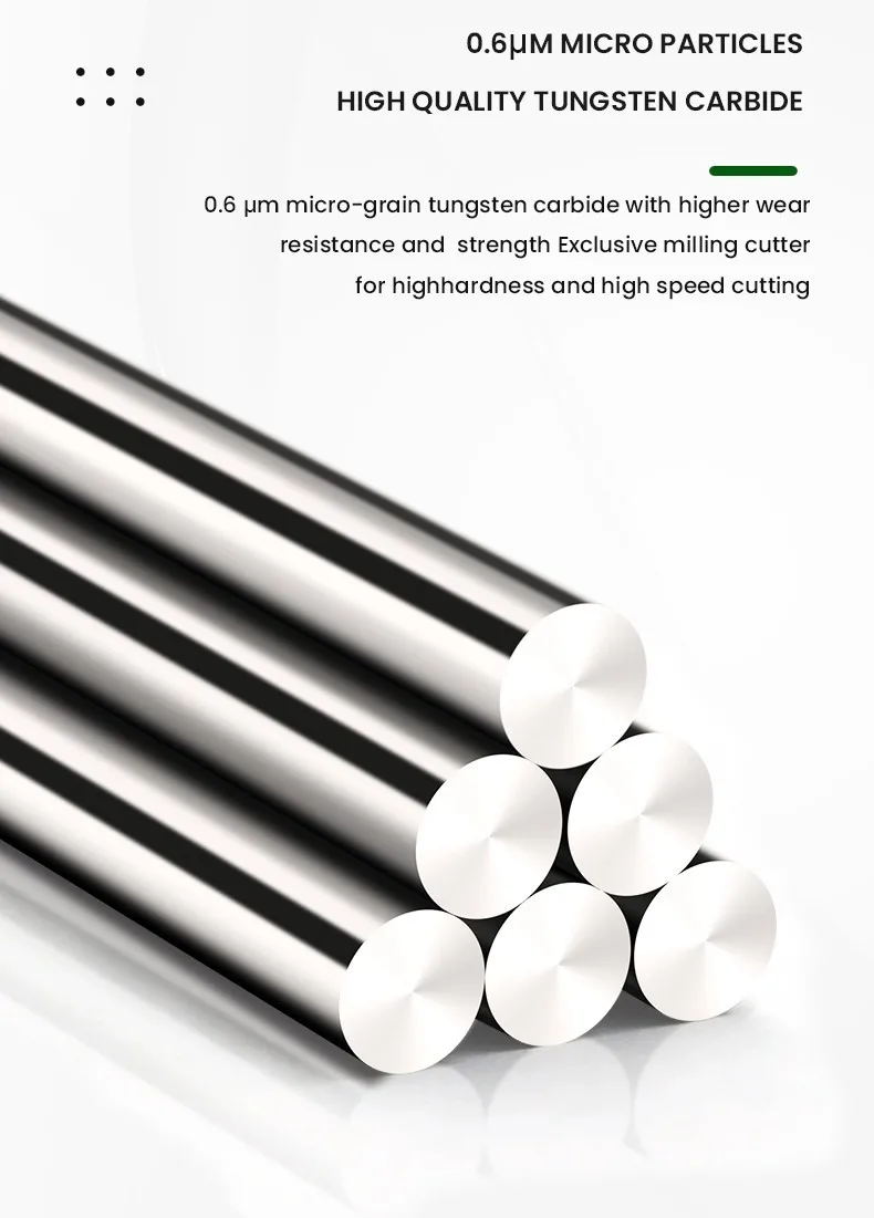 Milling Cutter Hrc50 Endmill Alloy Tungsten Steel Cnc Maching SHAZAM Top Milling Machine Tools For Steel 1.0mm-12.0mm