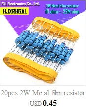 1PCS 10W 25W Aluminum Power Metal Shell Case Wirewound Resistor 0.01 ~ 30K 1 2 3 5 6 8 10 20 100 150 1K 10K ohm Igmopnrq RX24 5W