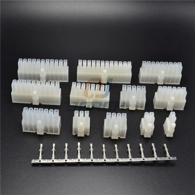 Molex Automotive Wire Connector Plug 5557 Sets Kits 2P 4P 6P 8P 10P 12P 14P 16P 18P 20P 22P 24P 4.2mm Female Electrical Socket