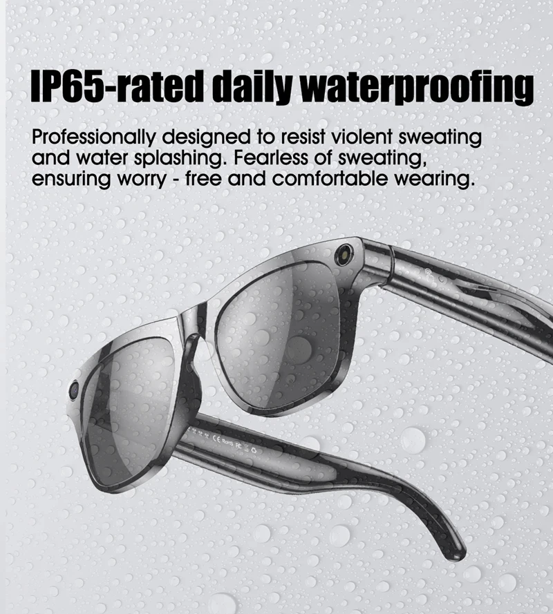Lenovo 8KHD AI Camera Translation Glasses 1200MP Photochromic Smart Glasses Bluetooth Calling Photo Video ChatGPT Music for Men