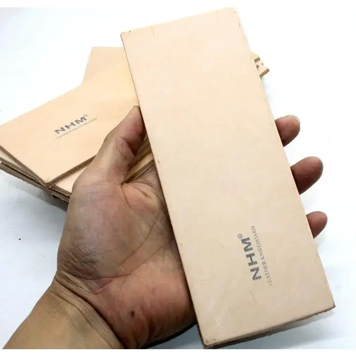 1 Pc【Leather】Knifeboard Polishing Sharpener 2 Side Leather Sharpening Plate