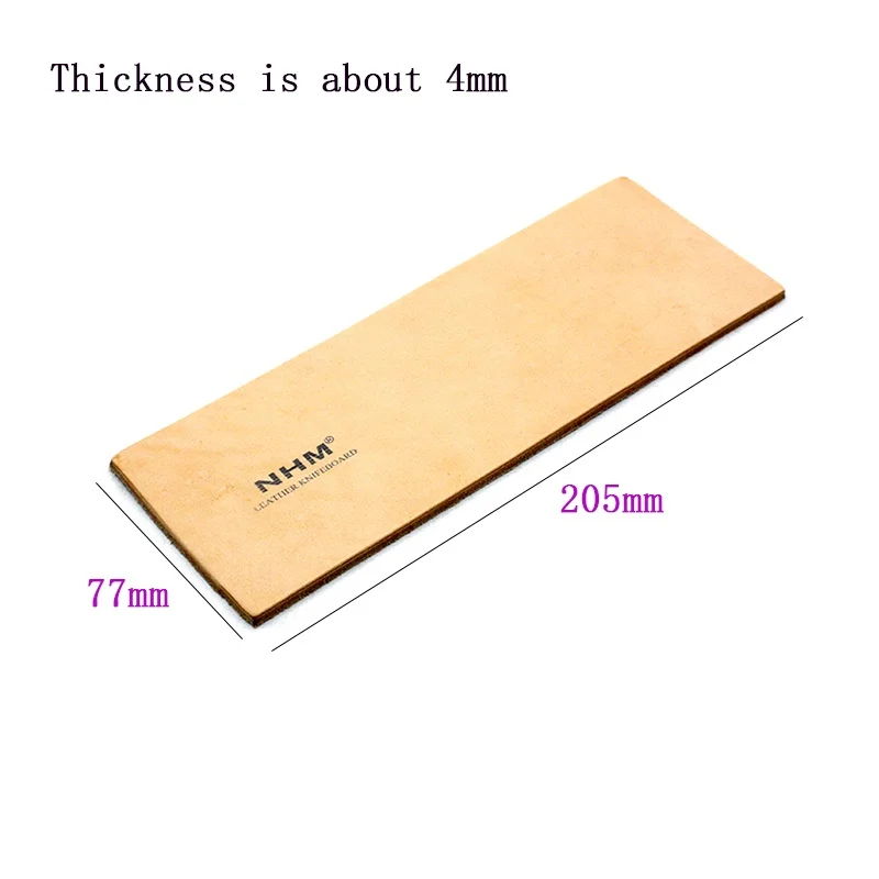 1 Pc【Leather】Knifeboard Polishing Sharpener 2 Side Leather Sharpening Plate