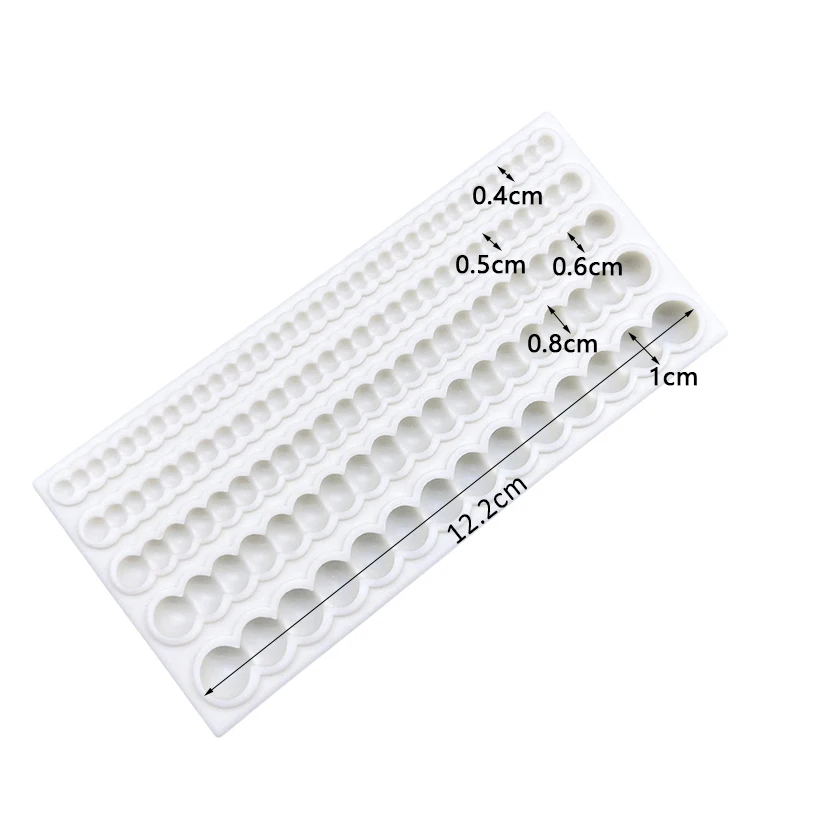 Pearl Rope Wave Flower Gemstone Shape Cake Side Lace Silicone Sugarcraft Mold Fondant Cake Decorating Tools
