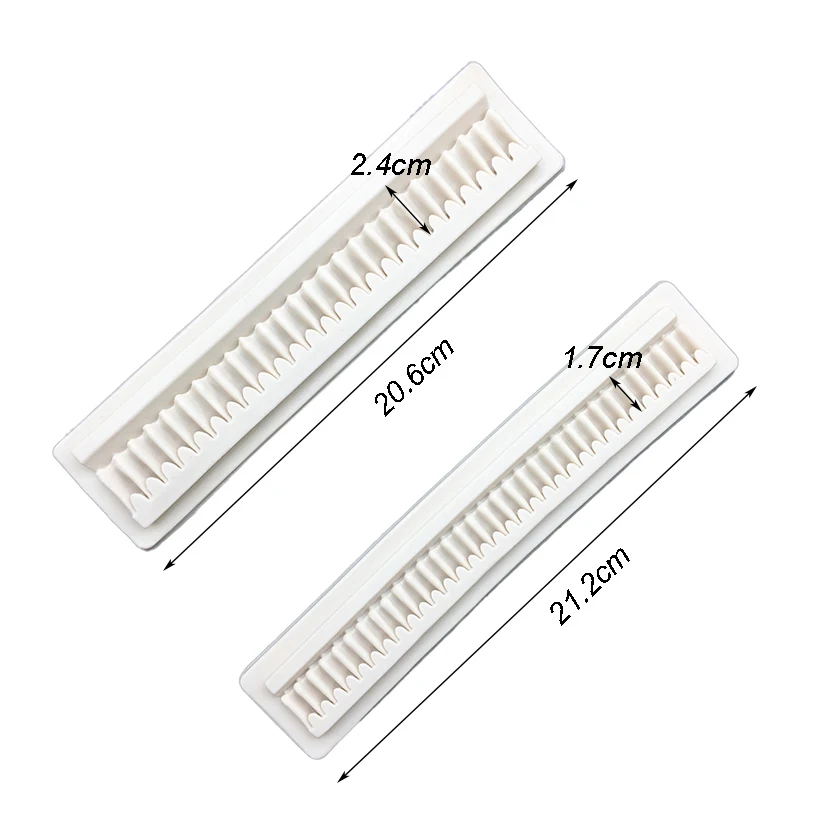 Pearl Rope Wave Flower Gemstone Shape Cake Side Lace Silicone Sugarcraft Mold Fondant Cake Decorating Tools