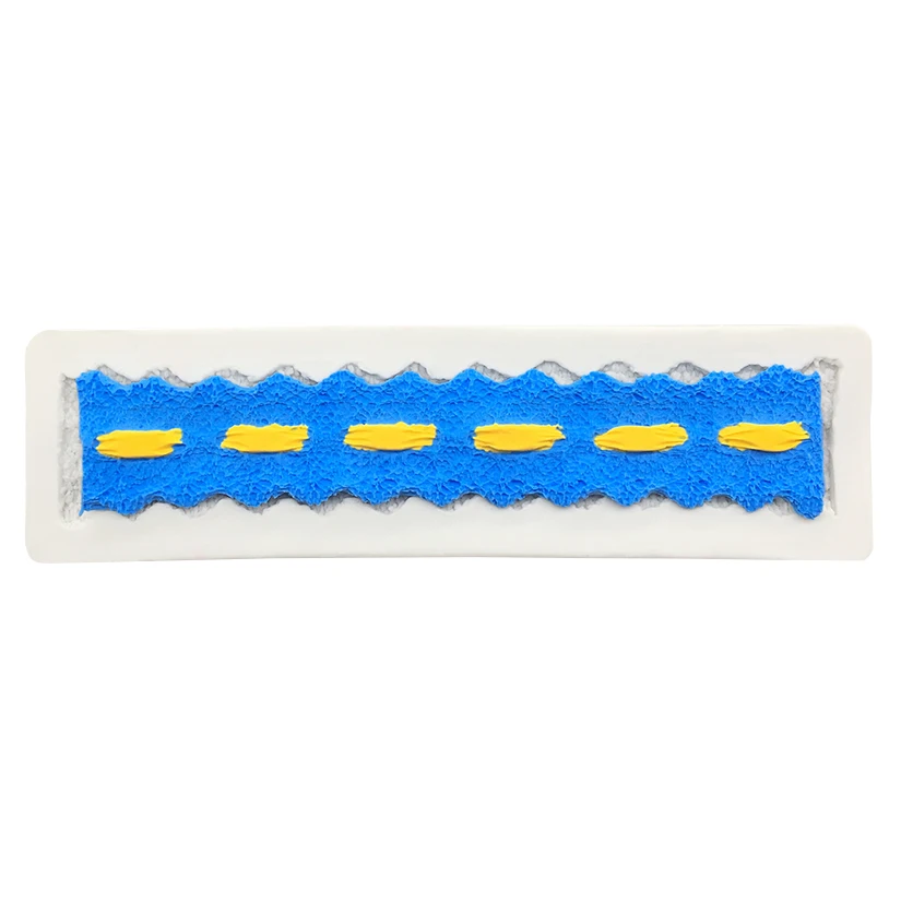 Pearl Rope Wave Flower Gemstone Shape Cake Side Lace Silicone Sugarcraft Mold Fondant Cake Decorating Tools