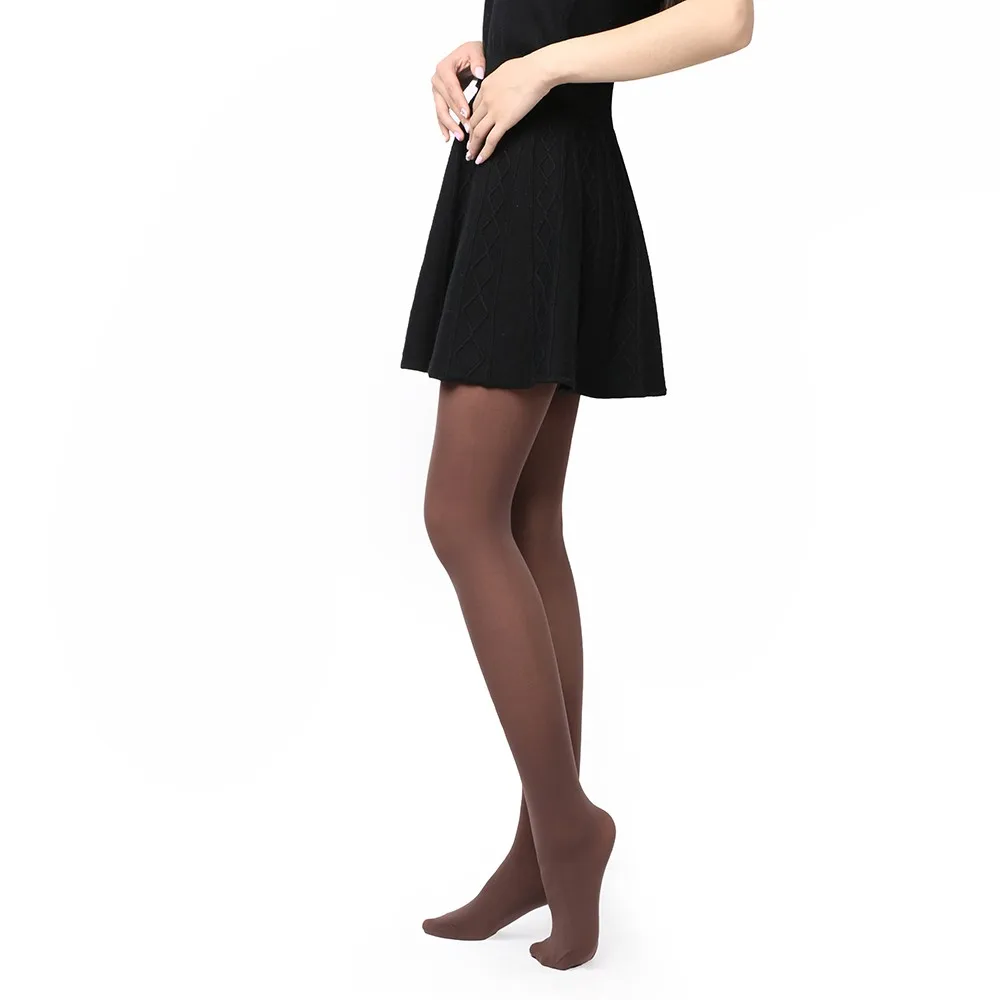 Women Black Sexy Tights Opaque Pantyhose 120D Seamless Winter Warm For Women Spring Autumn Nylon Stockings Footed Thick Stocking