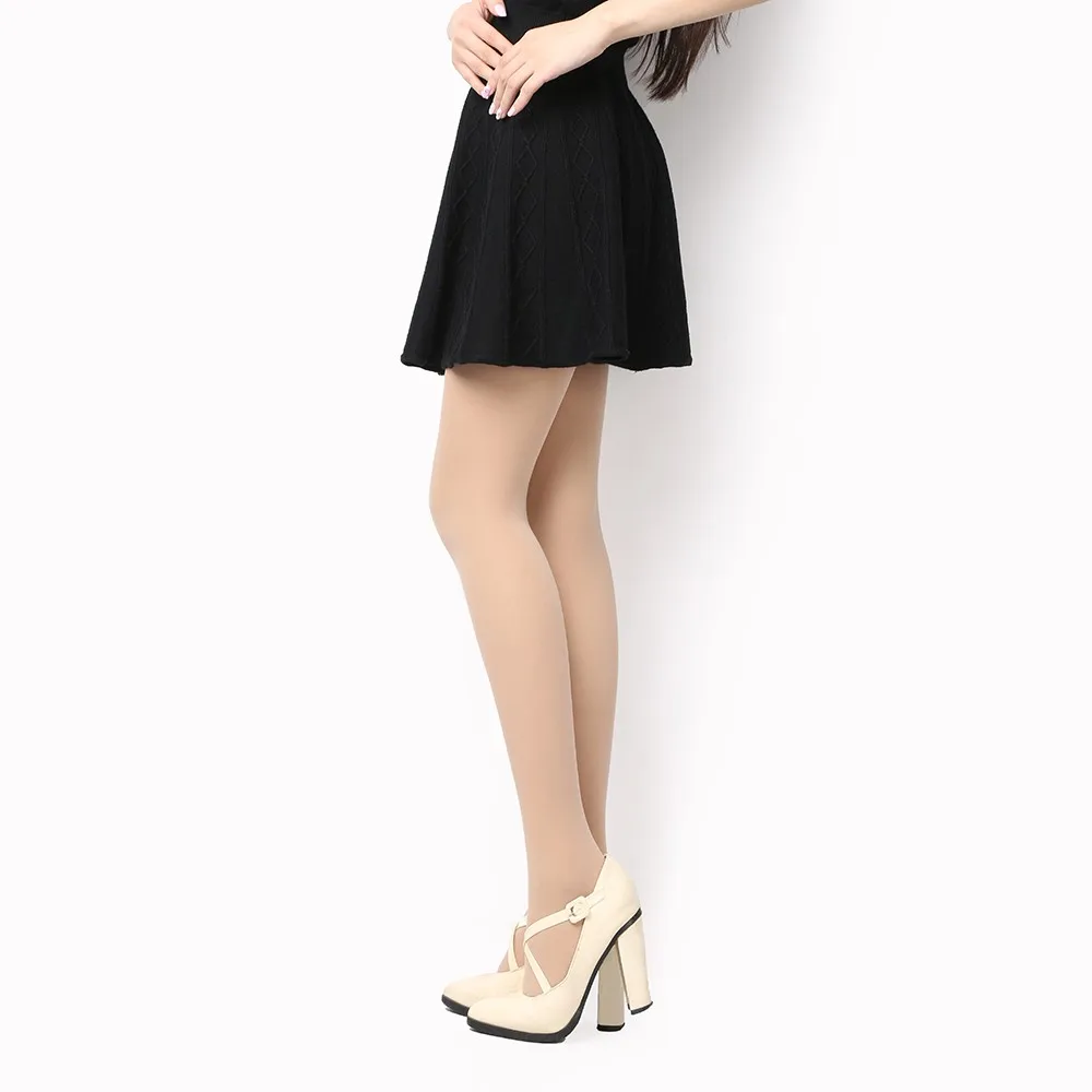 Women Black Sexy Tights Opaque Pantyhose 120D Seamless Winter Warm For Women Spring Autumn Nylon Stockings Footed Thick Stocking