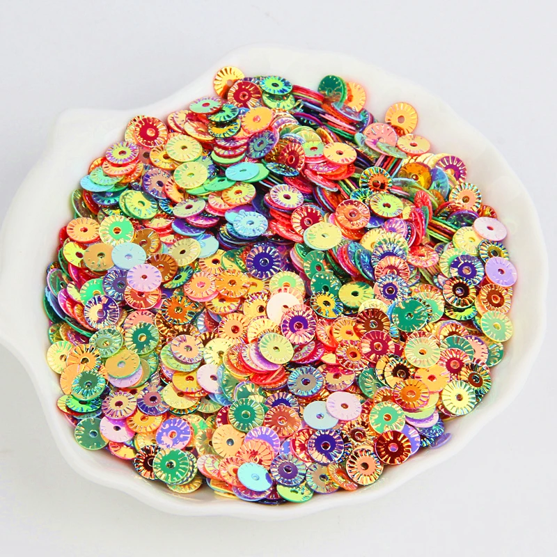 Flower Sequin 6mm Loose Sequins for Crafts Pailettes Cucito Craft Sewing Paillette Lentejuelas Para Coser 10g