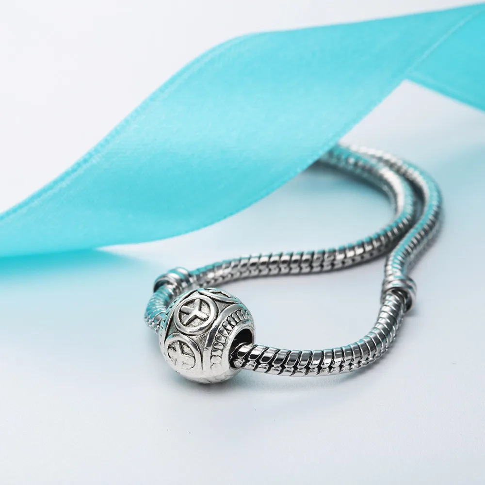 Kinitial 10Pcs Dog Heart Knot Paw Shape Charm Beads Dog Puppy Footprint Paw On Round Bead Charm fit Bracelet Accessories