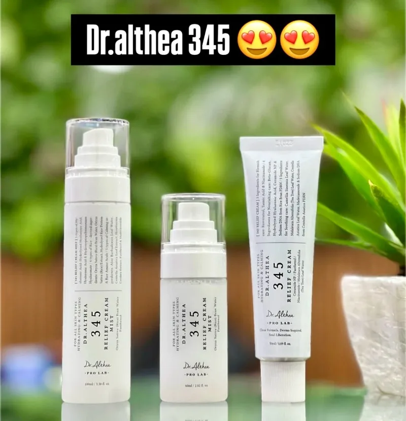 Original Dr.Althea 147 Barrier 345 Relief Cream Antioxidant Whitening Cream Moisturizing Intensive Repair Korean Essence Mist