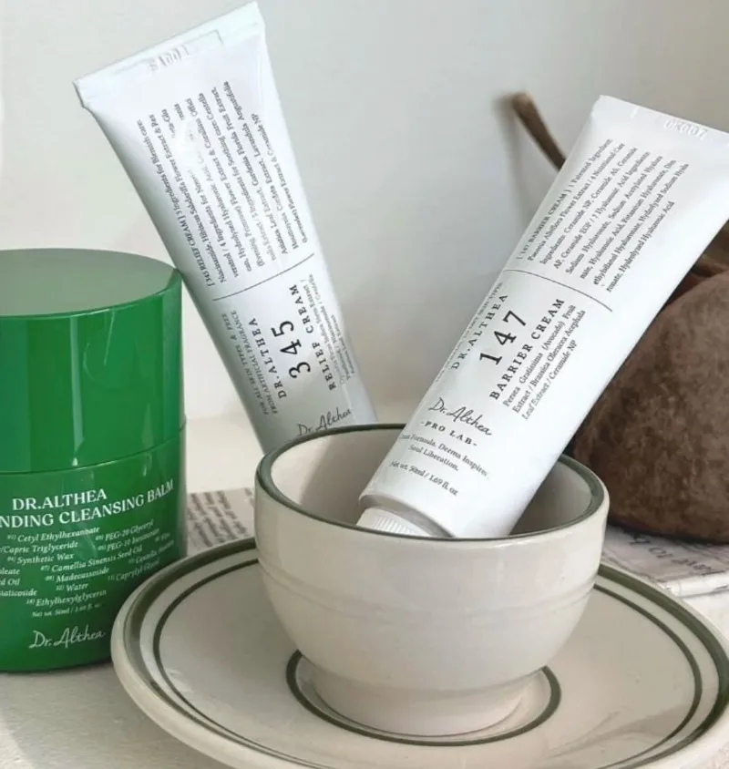 Original Dr.Althea 147 Barrier 345 Relief Cream Antioxidant Whitening Cream Moisturizing Intensive Repair Korean Essence Mist