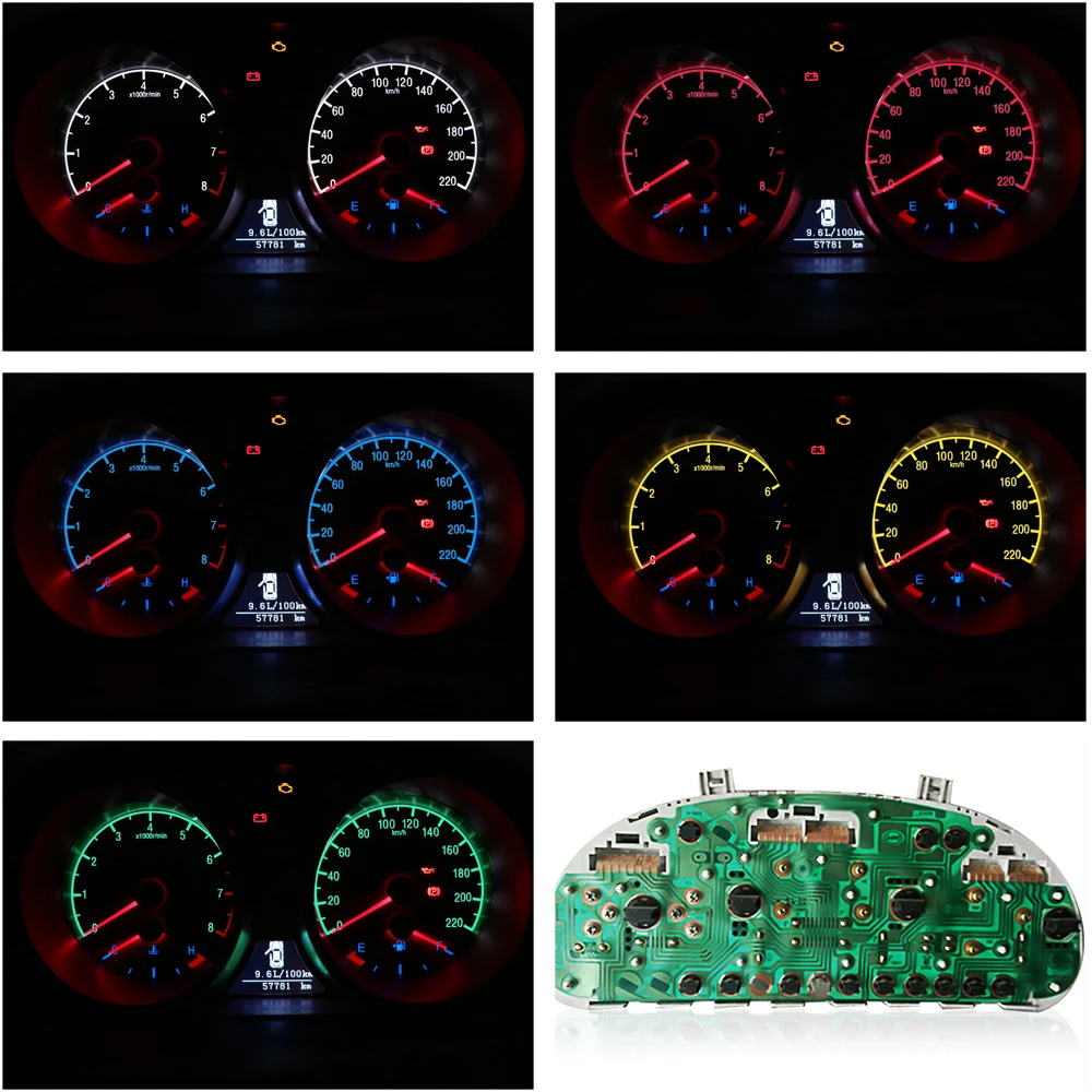 10pcs T3 T4.2 T4.7 Neo Wedge Led Dashboard Light Bulbs for Car Instrument Cluster Guage Lights 12V Indicator Bulb Replacement