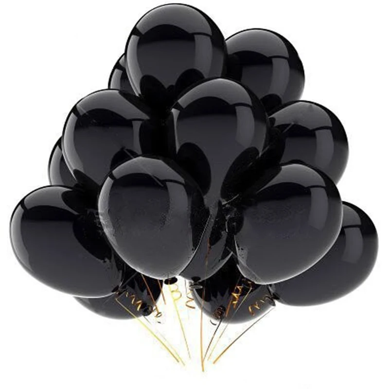 20pcs 12'' Silver blue red Gold Black pink colour Latex Balloons Happy Birthday party decorations Festiv Gifts balloon Supplies