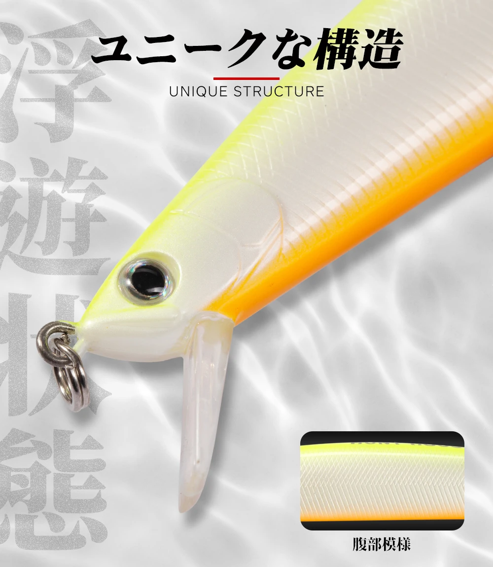 Hunthouse Tide Slim Minnow 175F Floating Lure Hard Bait Sea Fishing 175mm24.5g 3D Eyes ABS Plastic For Seabass Pike Pesca Leurre