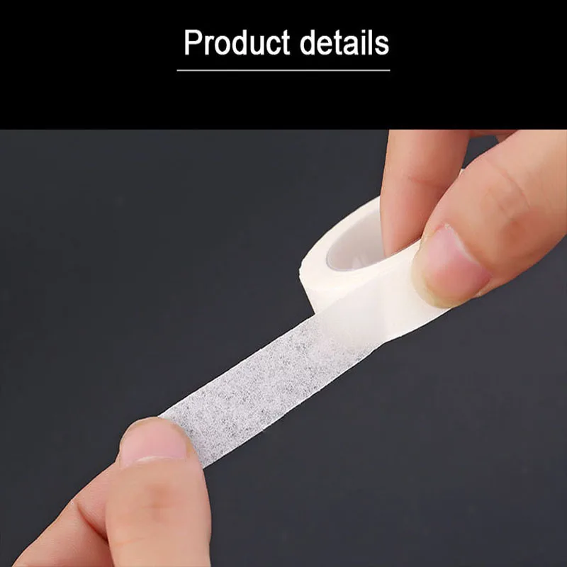 GLAMLASH 5PCS Transparent Medical PE False Eyelash Extensions Tape Double Eyelid Sticker Non-woven Fake Lash Eyeliner Tapes