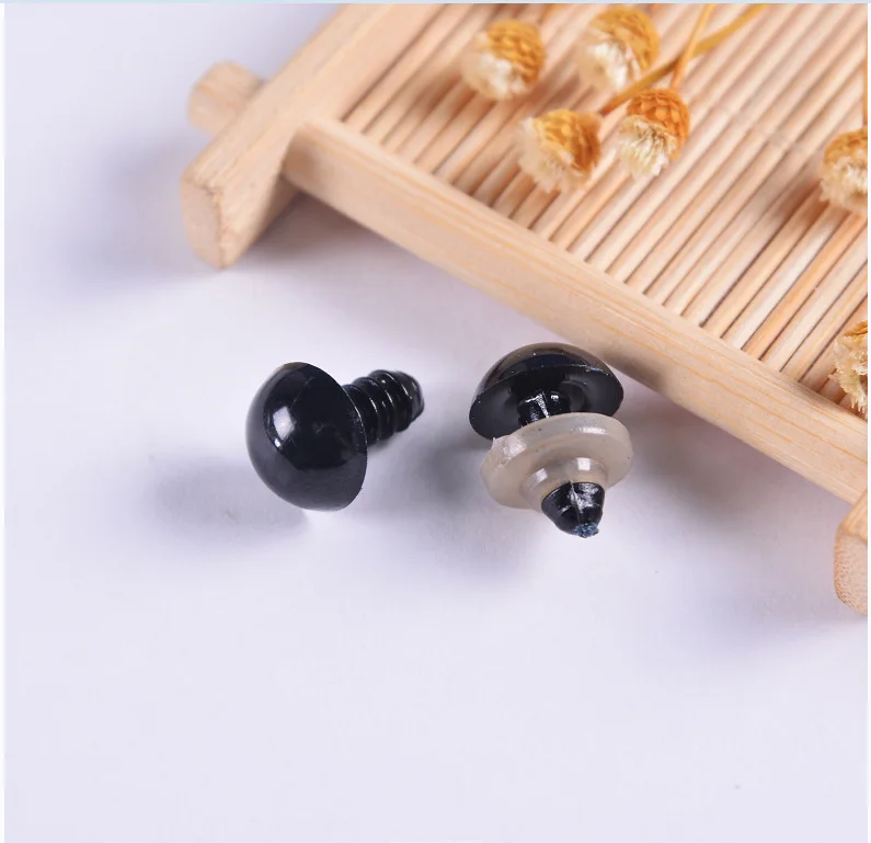 100pcs 10mm Eyeball Doll Accessories Black Plastic Plush Safety Eyes Amigurumi For Toys 6mm 8mm 12mm DIY Funny Toy Eyes Animal