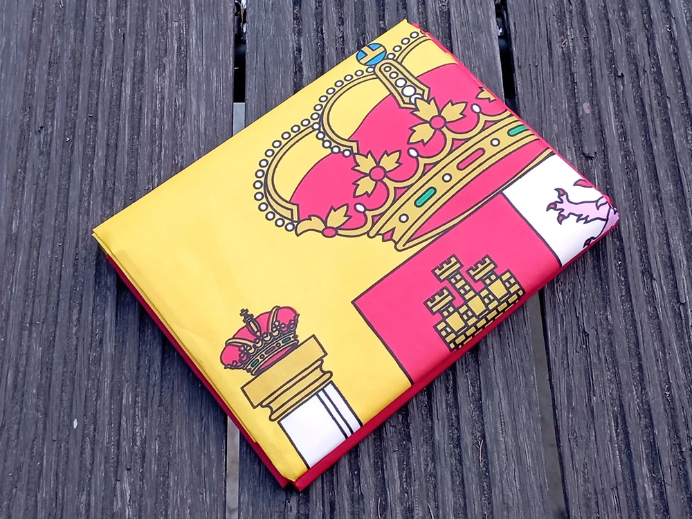 Xvggdg 90x150cm Spain Flag 60*90cm Super Poly Football Flag Indoor Outdoor Polyester Flag