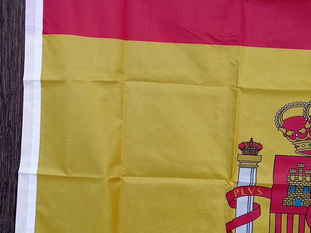 Xvggdg 90x150cm Spain Flag 60*90cm Super Poly Football Flag Indoor Outdoor Polyester Flag