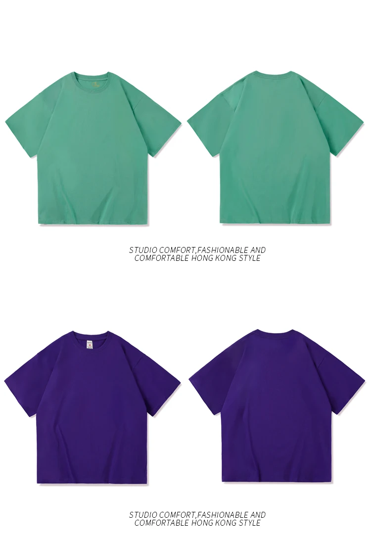 Oversized Summer Short Sleeve Men's T Shirt New Fashion Solid Loose O-Neck T Shirts Mens Cotton Hip Hop Streetwear Top Tees 5XL