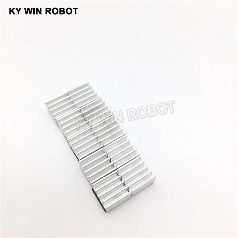 10PCS Stepper Driver A4988 Heatsink Aluminum Silver Heat Sink with Adhesive