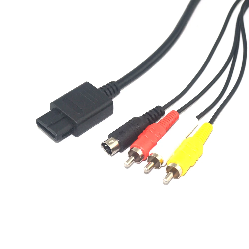 High quality TV S-Video AV Cable Super For Gamecube NGC For SNES For N64
