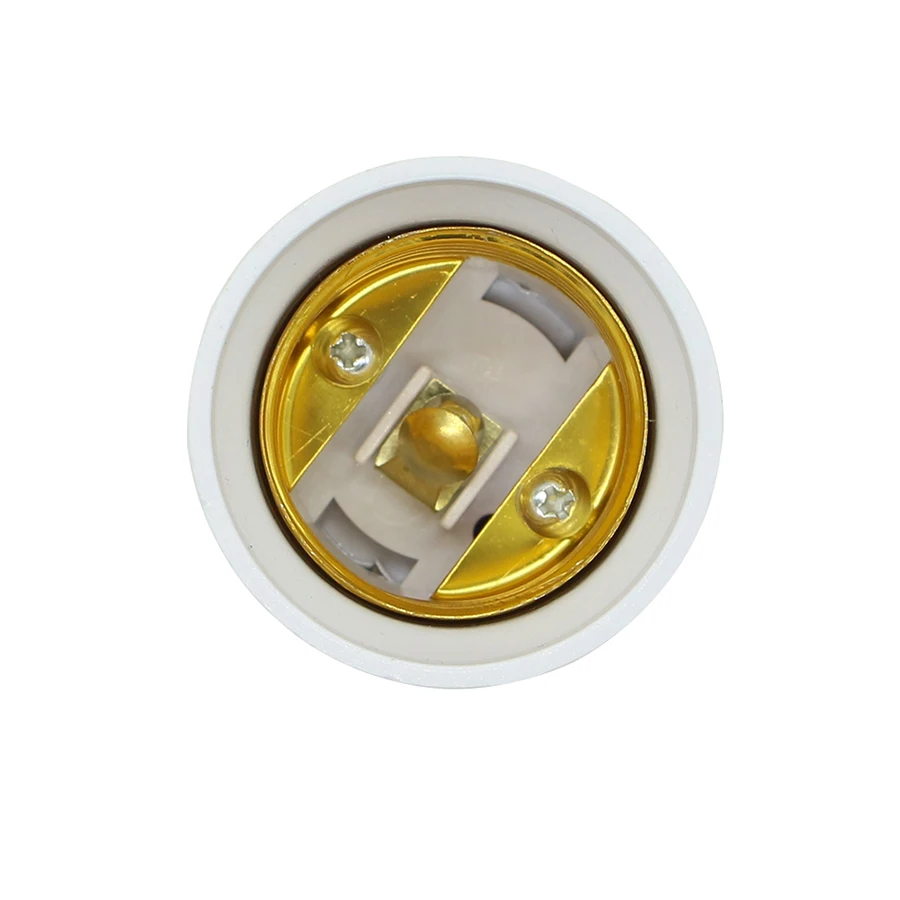 GU10 to E27 Bulb Base Adapter Bi-Pin Connector to Edison Screw Light Socket Converter Heat Resistant Up to 200℃ No Fire Hazard