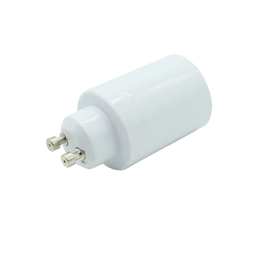 GU10 to E27 Bulb Base Adapter Bi-Pin Connector to Edison Screw Light Socket Converter Heat Resistant Up to 200℃ No Fire Hazard