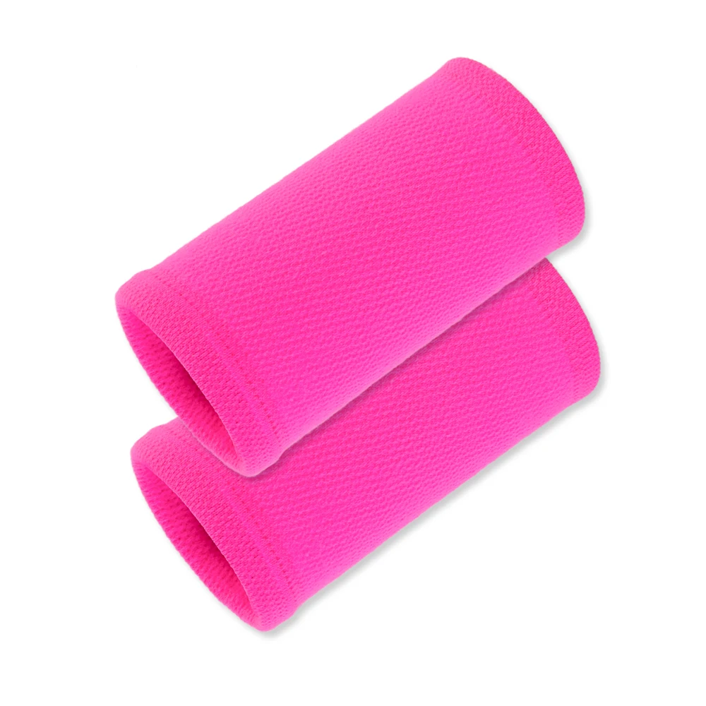 Wrist Sweatband in 9 Different Colors,Made by High Elastic Meterial Comfortable Pressure Protection,Athletic Wristbands Armbands
