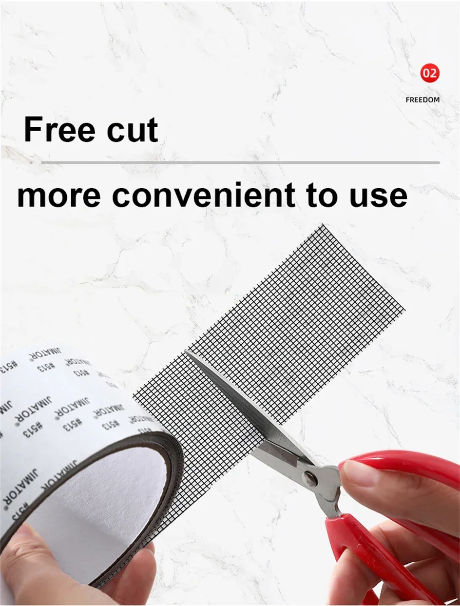 5/10cm Window Screen Repair Tape Self Adhesive Mesh Tape Net Door Fix Patch Anti Insect Mosquito Mesh Broken Holes Repairing