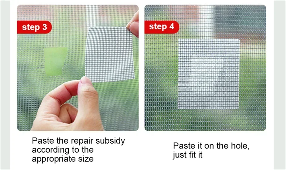 5/10cm Window Screen Repair Tape Self Adhesive Mesh Tape Net Door Fix Patch Anti Insect Mosquito Mesh Broken Holes Repairing