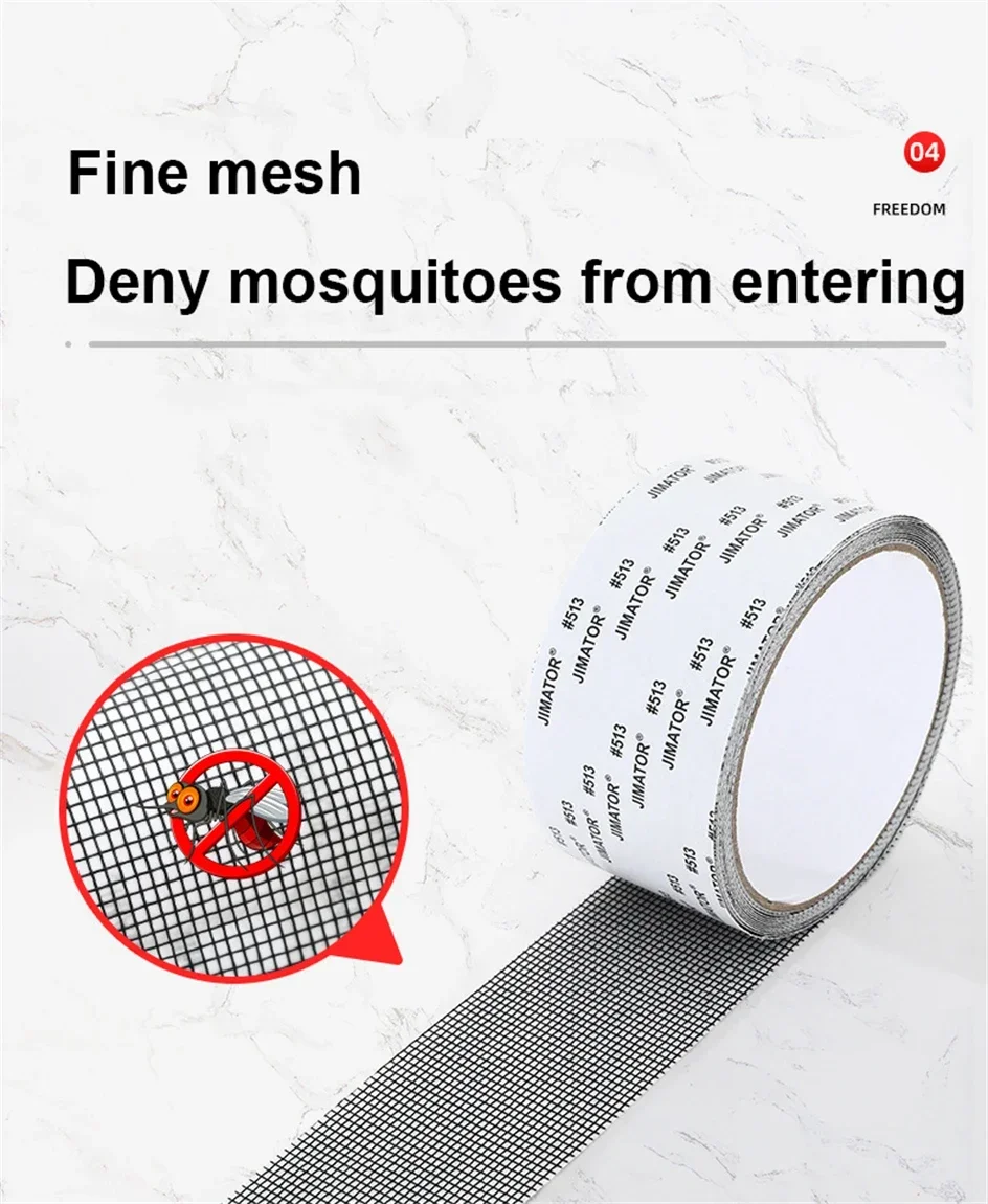 5/10cm Window Screen Repair Tape Self Adhesive Mesh Tape Net Door Fix Patch Anti Insect Mosquito Mesh Broken Holes Repairing