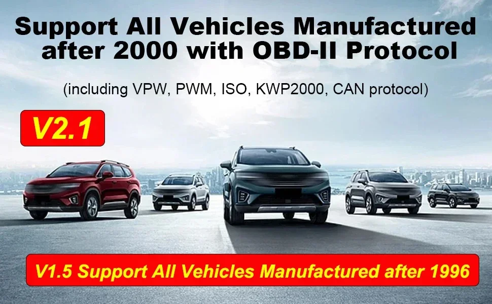 Mini ELM327 V1.5/V2.1 Bluetooth OBD2 Scanner Code Reader Car Diagnostic Tools Check Engine Scan Car Fault Detector