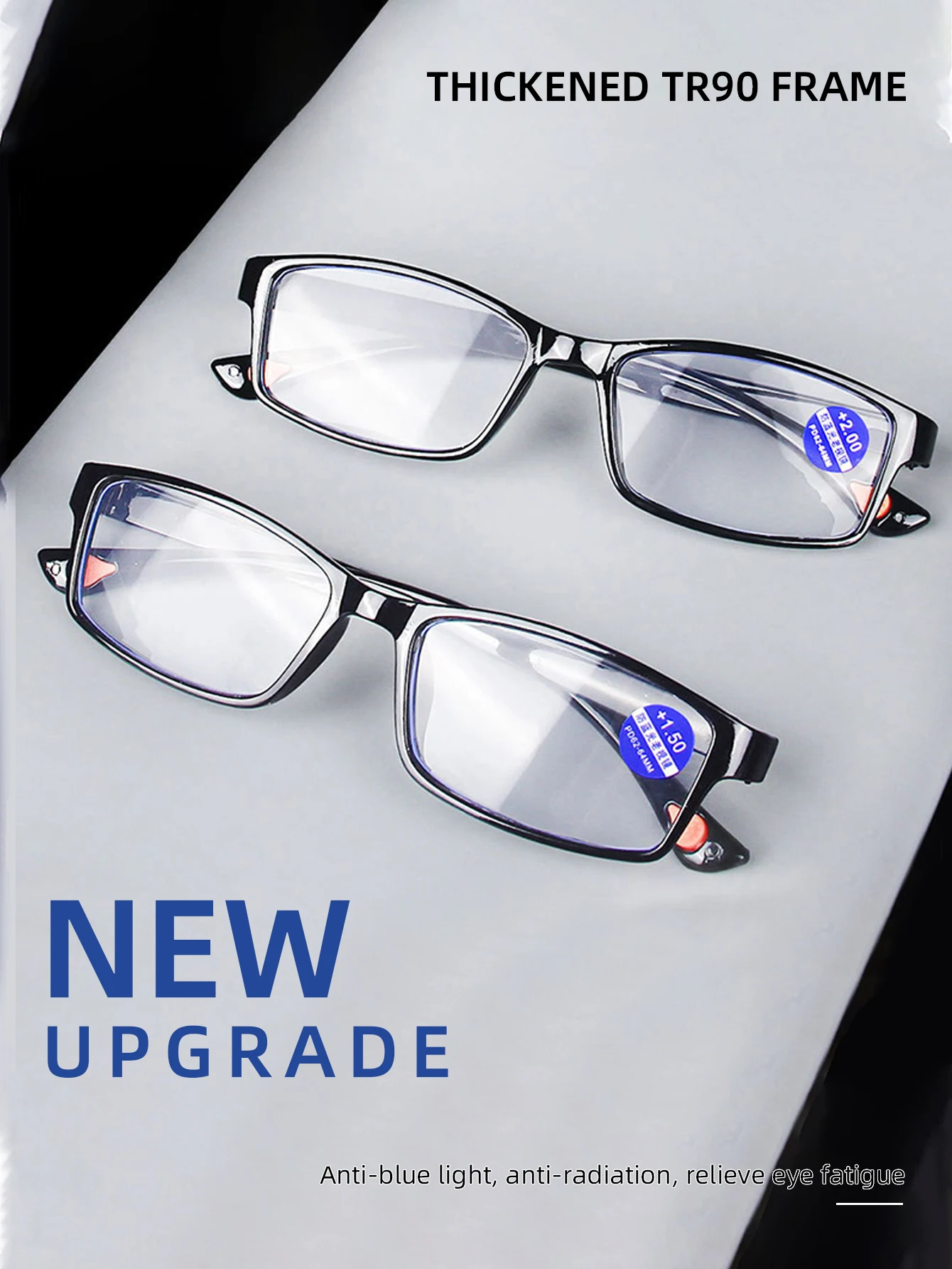 Reading Glasses Ultralight Anti Blue-Ray Light Presbyopic Glasses Hyperopia Eyewear Readers +1.0 1.5 2.0 2.5 3.5 4.0