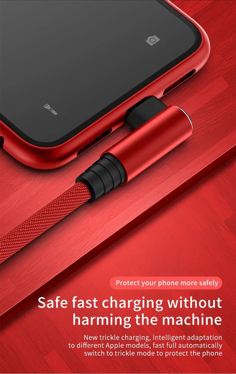 5A Fast Charging Type C Cable 90 Degrees Elbow Cable USB C Cable for Game for Samsung Xiaomi Redmi Honor Phone Charger Usb Cable