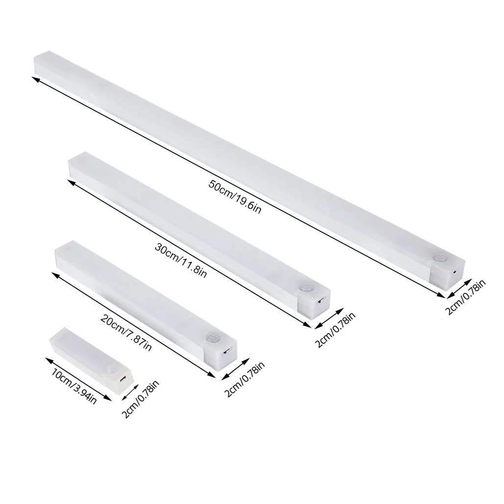 Wireless LED Night Lights Motion Sensor Lights Closet Kitchen Night Lights Bedroom Detector Light Cabinet Staircase Backlit