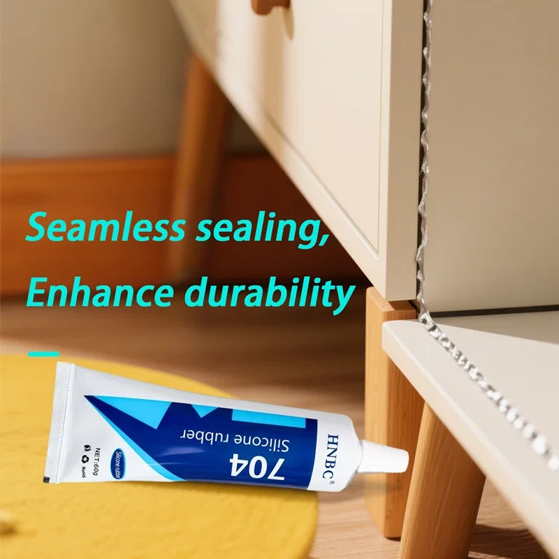 704 Silicone Rubber High-Temperature Resistant Electronic Waterproof Insulation Strong Heat-Resistant Silicone Sealing Adhesive