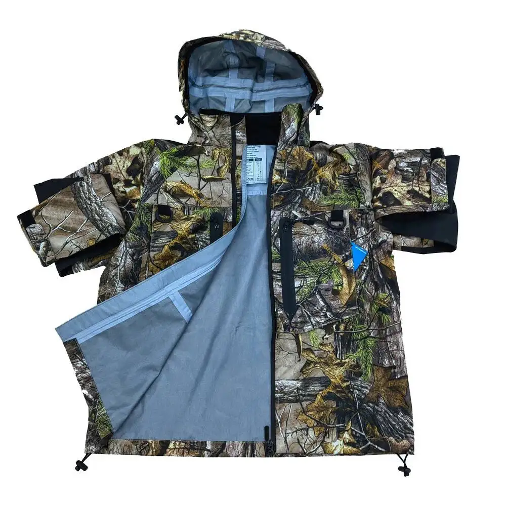 ELUANSHI Waterproof Breathable Fly Fishing Clothes Wader Jacket Wading Clothing Apparel