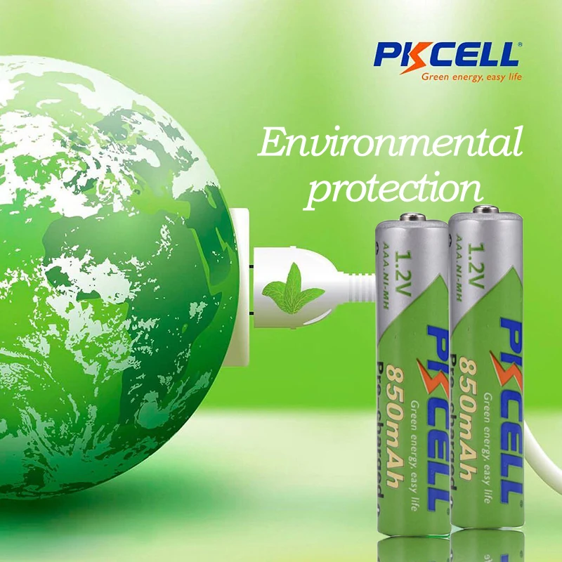 2/4/8/12/28/50Pcs PKCELL AAA Battery 3A 1.2V Ni-MH AAA Rechargeable Battery Batteries Low Self Discharging AAA Batteries 850mAh