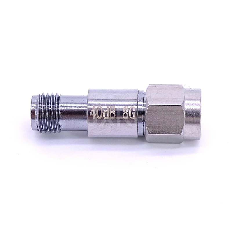 JX SMA Attenuators 2W DC-8GHz Coaxial Fixed Attenuators 1dBi 3dBi 5dBi 10dBi 20dBi 30dBi 50dBi 60dBi Frequency SMA Connectors
