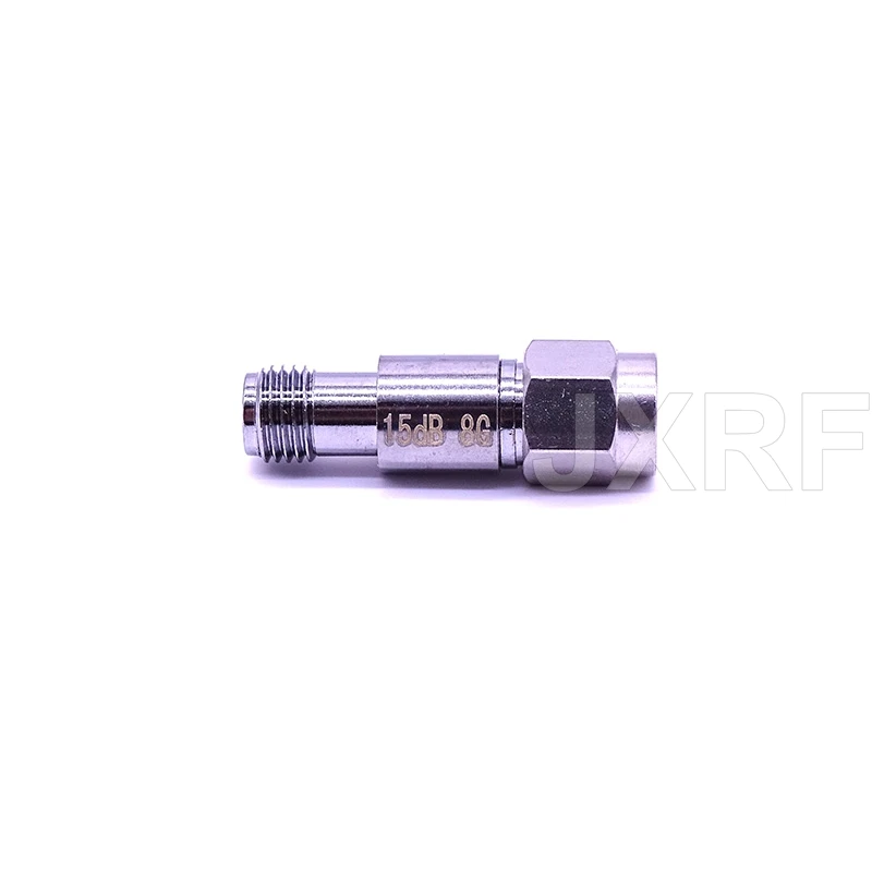 JX SMA Attenuators 2W DC-8GHz Coaxial Fixed Attenuators 1dBi 3dBi 5dBi 10dBi 20dBi 30dBi 50dBi 60dBi Frequency SMA Connectors