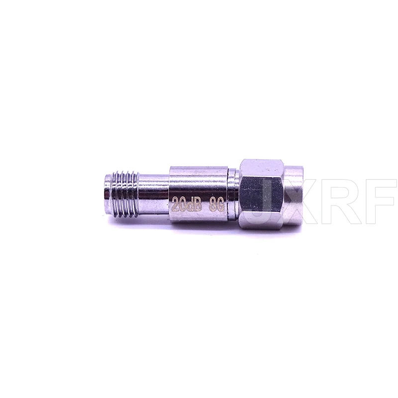 JX SMA Attenuators 2W DC-8GHz Coaxial Fixed Attenuators 1dBi 3dBi 5dBi 10dBi 20dBi 30dBi 50dBi 60dBi Frequency SMA Connectors