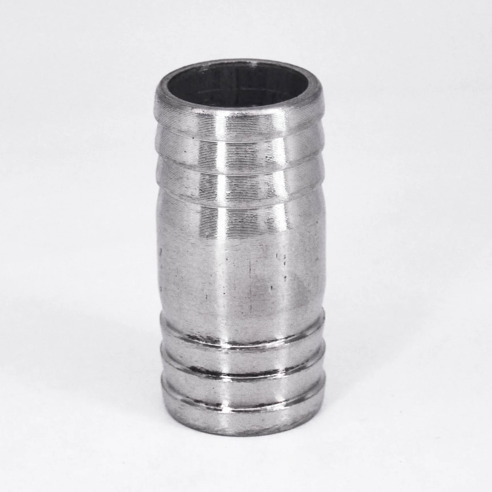 6 8 10 12 13 14 15 16 17 18 19 20 21 22 24 25 -76 mm Hose Barb Equal Straight Nipple Connector 304 Stainless Steel Pipe Fitting