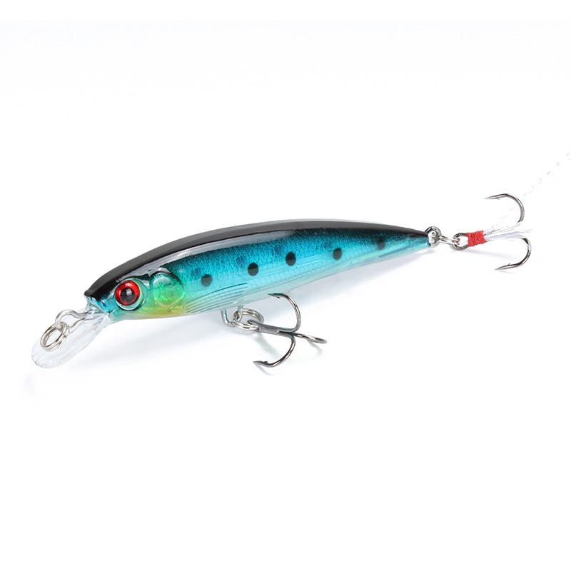 10 Colors Minnow Fishing Lure 90mm 7g Aritificial Japan Wobblers Crankbait Hard Bait Feather Tail Plastic Baits Pesca Isca