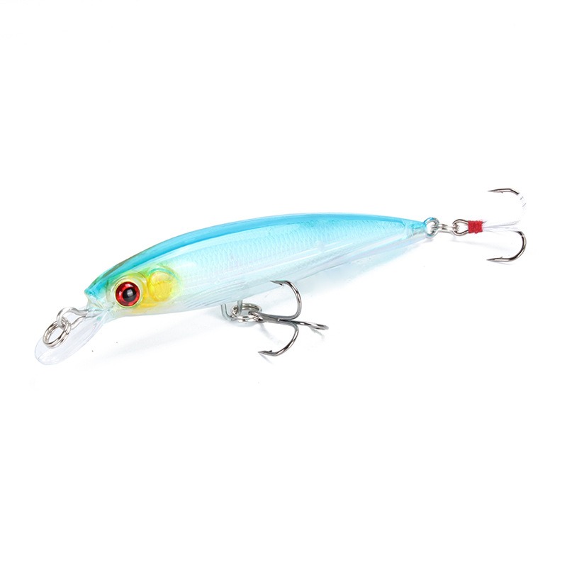 10 Colors Minnow Fishing Lure 90mm 7g Aritificial Japan Wobblers Crankbait Hard Bait Feather Tail Plastic Baits Pesca Isca